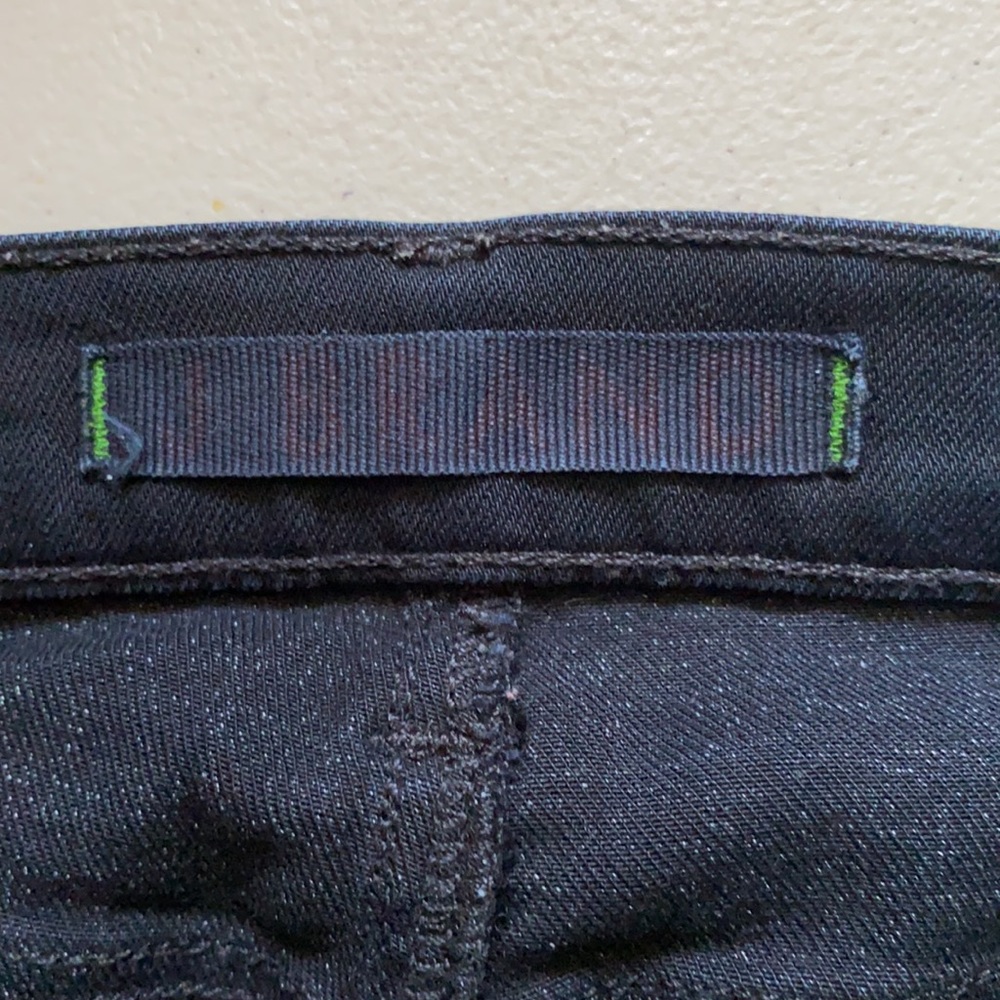 J Brand The Pencil Leg in Shadow Black Skinny Low Rise Jeans Size 25 inseam 34" - Picture 8 of 11